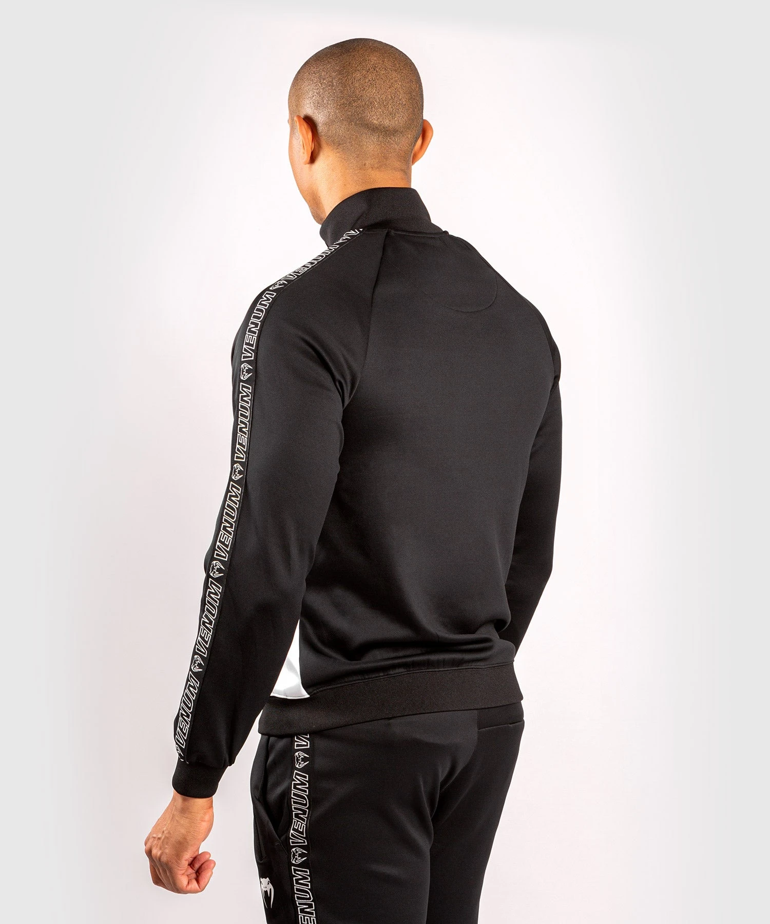 Venum Club 212 Track Jacket - Black/White - Image 4