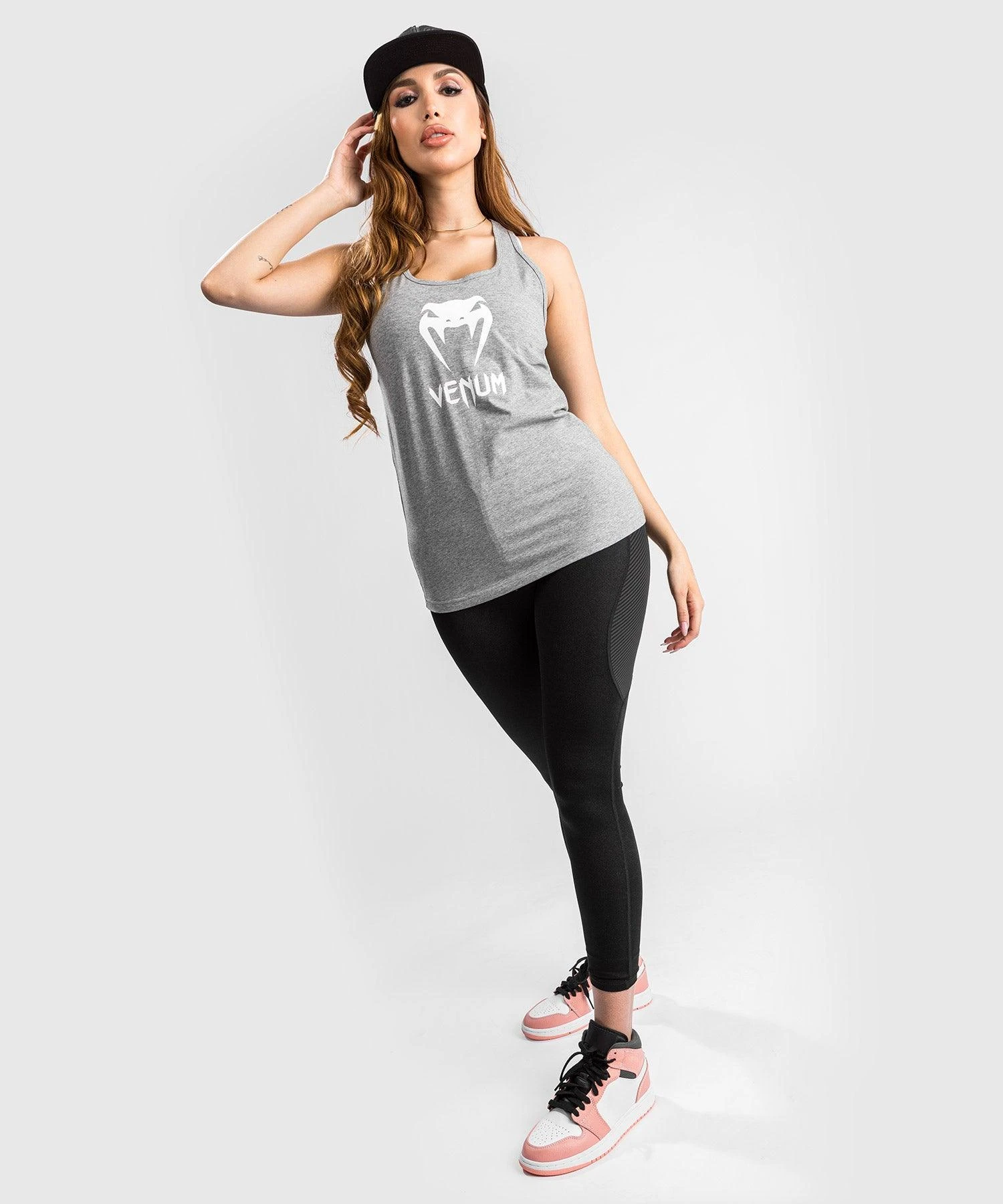Venum Classic Tank Top - For Women - Light Heather Grey - Image 7