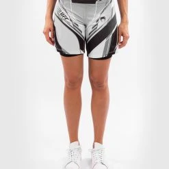 UFC Venum Authentic Fight Night Women's Shorts - Long Fit - White