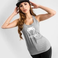 Venum Classic Tank Top - For Women - Light Heather Grey
