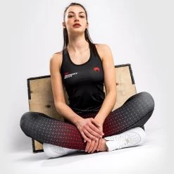 UFC Venum Performance Institute Dry Tech Tank Top - For Women - Black/Red