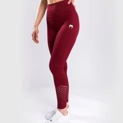 Venum Sparring Seamless Leggings - For Women - Burgundy