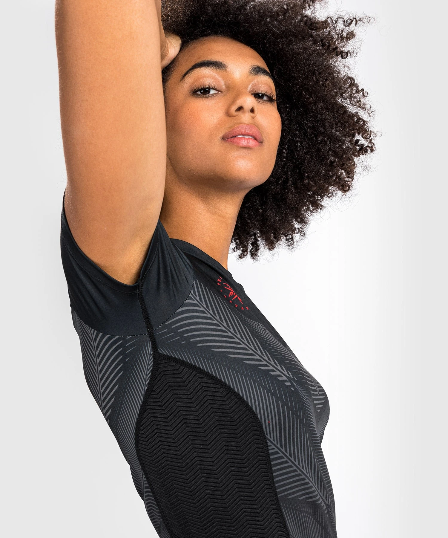 Venum Phantom Dry Tech T-Shirt - For Women - Black/Red - Image 5