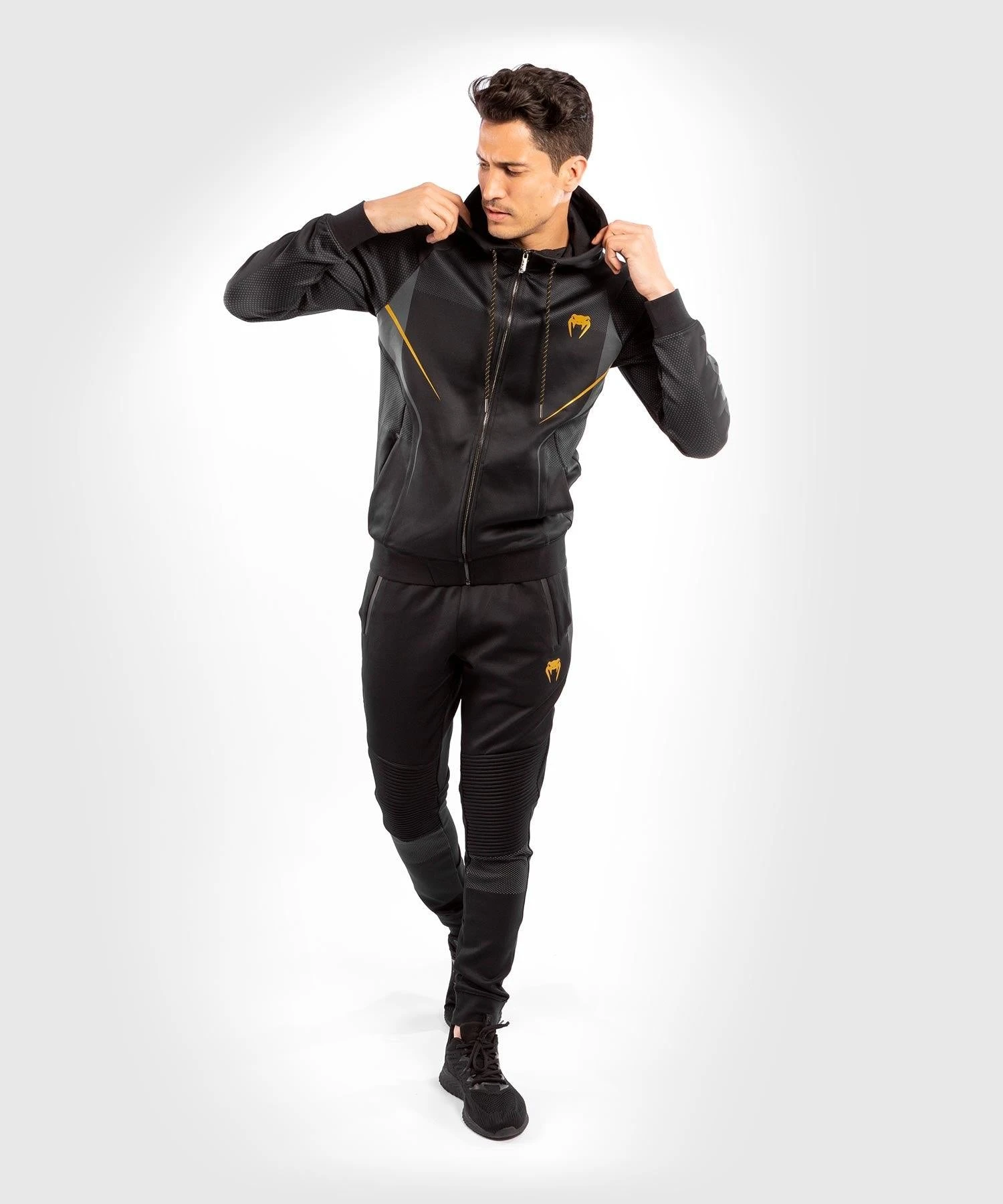 Venum Athletics Hoodie - Black/Gold - Image 9