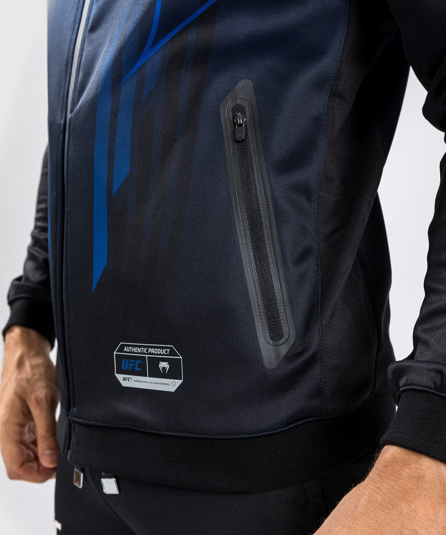 CSD FASHION UFC AUTHENTIC FIGHT NIGHT 2.0 KIT BY VENUM MEN'S WALKOUT HOODIE - Midnight Edition - Image 10