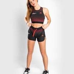 UFC Venum Performance Institute Training Short - For Women - Black/Red