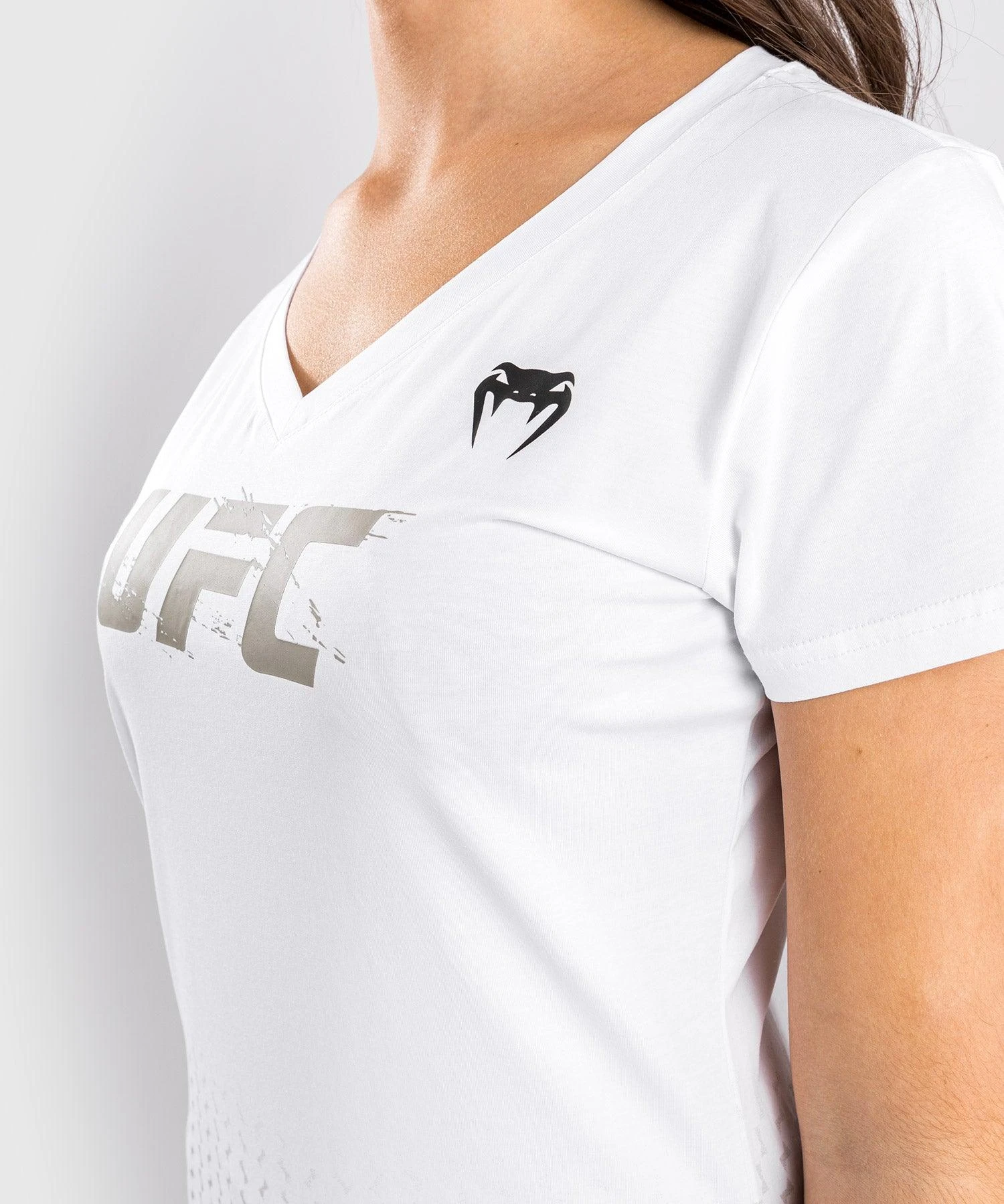 UFC Venum Authentic Fight Week Women's 2.0 Short Sleeve T-Shirt - White - Image 8