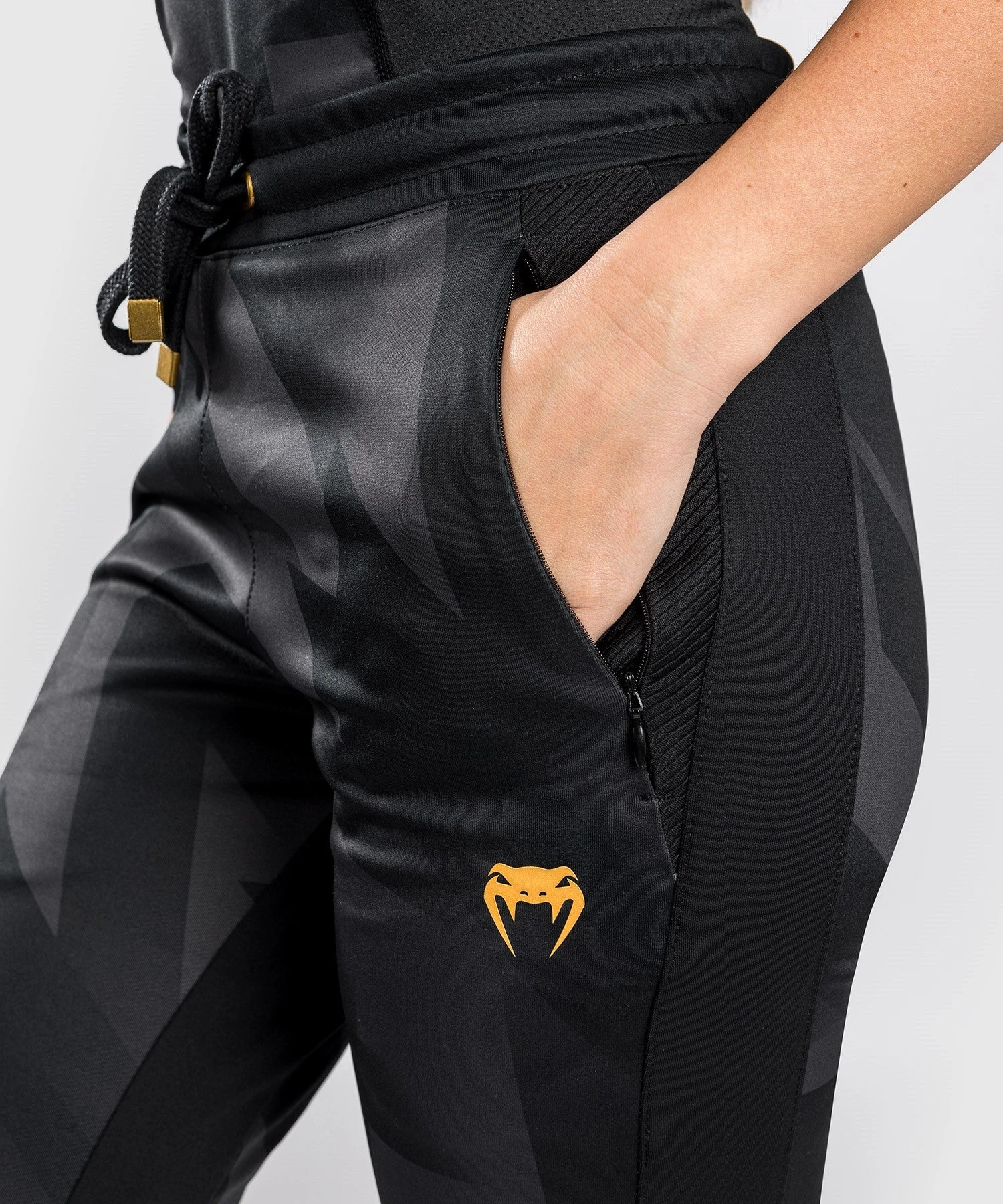 Venum Razor Joggers - For Women - Black/Gold - Image 5