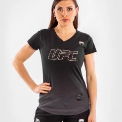 UFC Venum Authentic Fight Week 2 Women's Short Sleeve T-shirt - Black