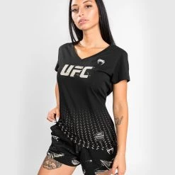 UFC Venum Authentic Fight Week Women's 2.0 Short Sleeve T-Shirt - Black