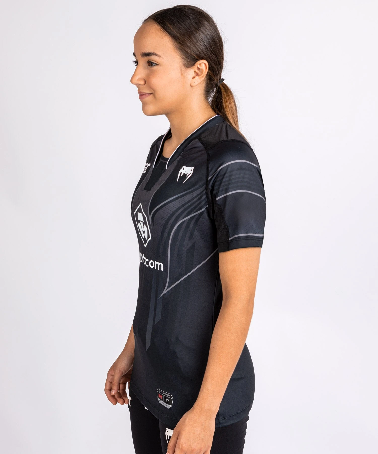 UFC Venum Personalized Authentic Fight Night 2.0 Women's Walkout Jersey - Black - Image 3