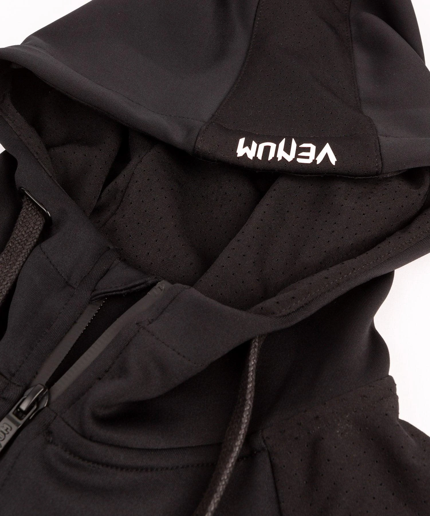 UFC Venum Personalized Authentic Fight Night Men's Walkout Hoodie - Black - Image 9