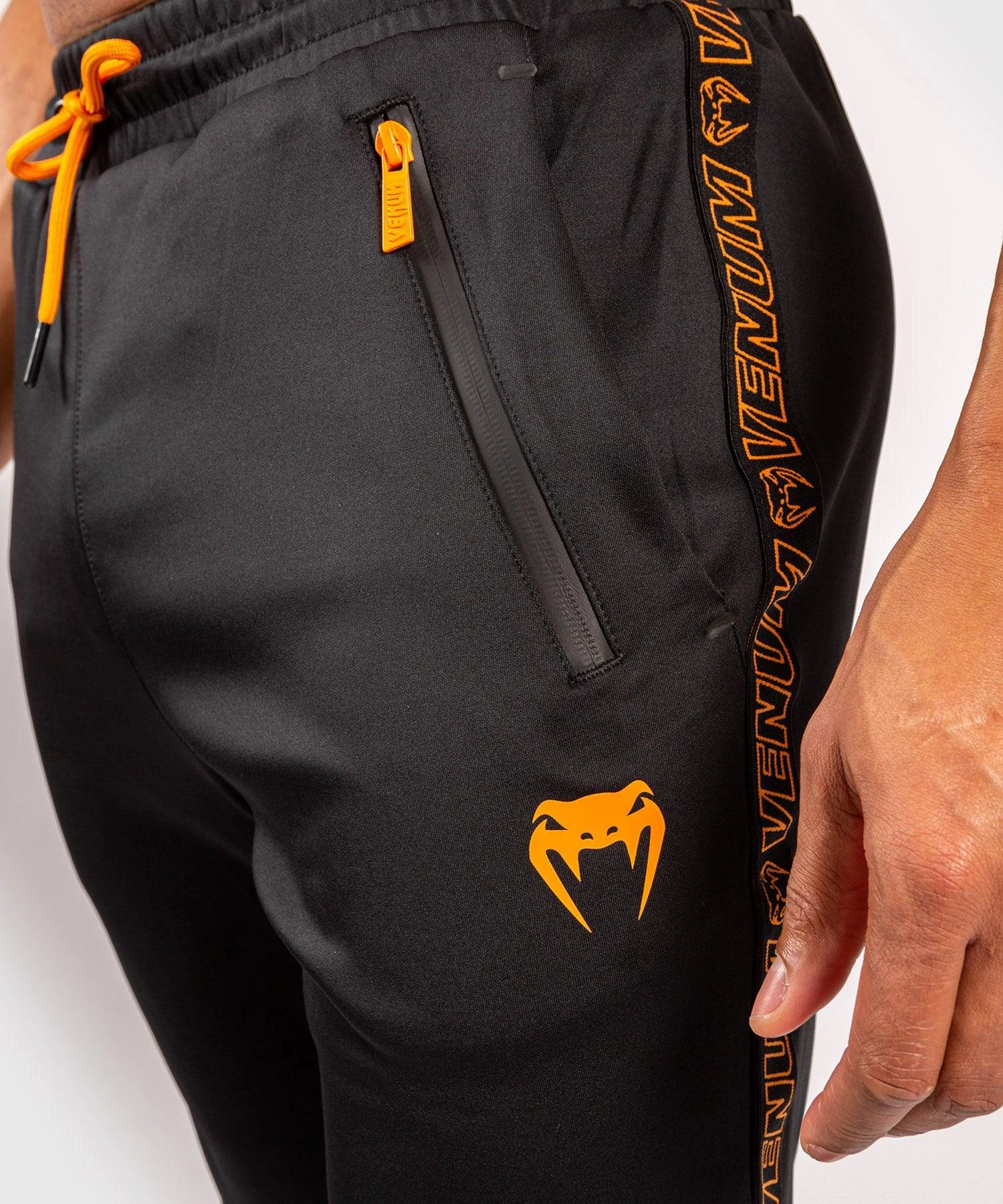 Venum Club 212 Joggers - Black/Orange - Image 4