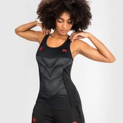 Venum Phantom Dry Tech Tank Top - For Women - Black/Red