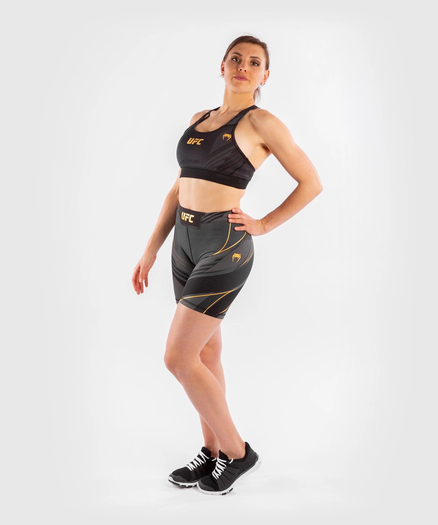 UFC Venum Authentic Fight Night Women's Vale Tudo Shorts - Long Fit - Champion - Image 7