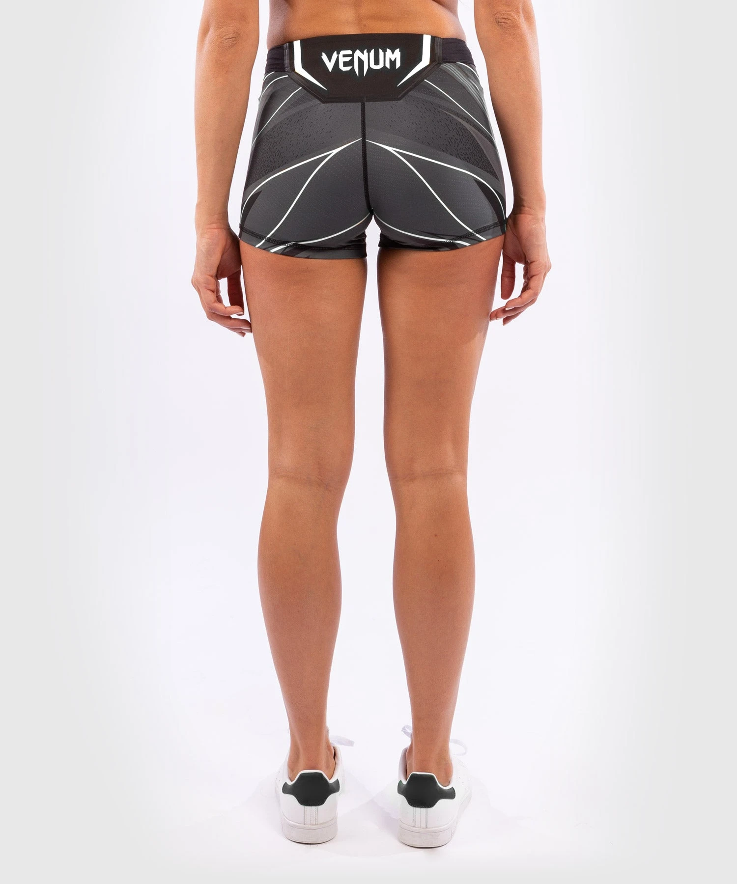 UFC Venum Authentic Fight Night Women's Vale Tudo Shorts - Short Fit - Black - Image 2