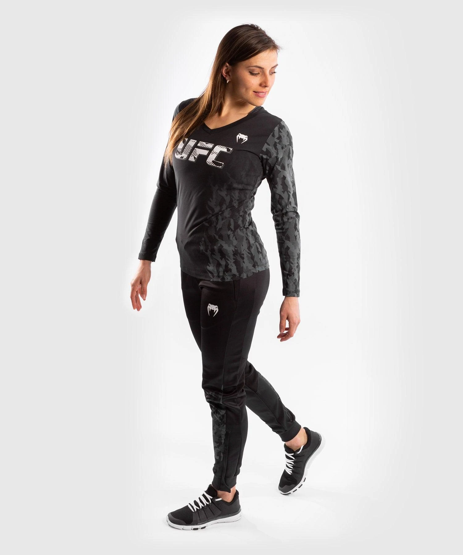 UFC Venum Authentic Fight Week Women's Long Sleeve T-shirt - Black - Image 7