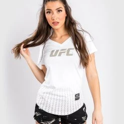 UFC Venum Authentic Fight Week Women's 2.0 Short Sleeve T-Shirt - White