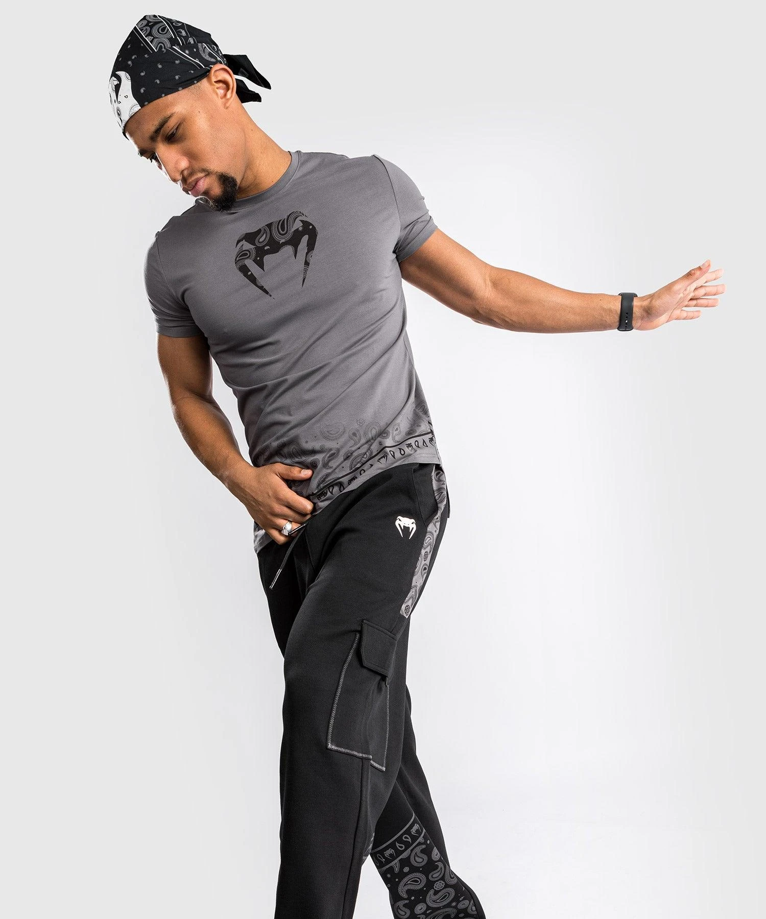 Venum Cali 34 Interference T-Shirt - Dark Grey - Image 5