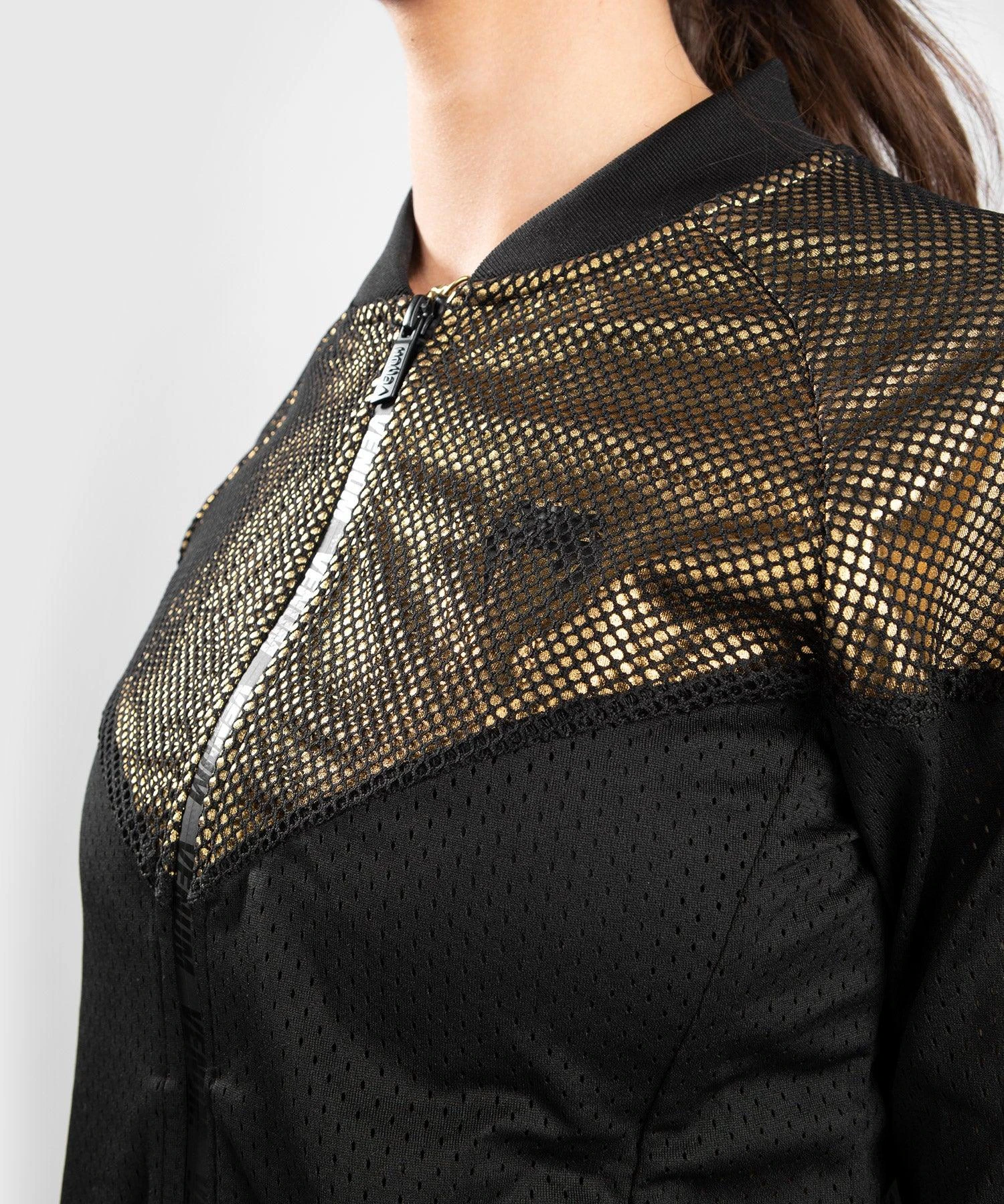 Venum Lightning Mesh Jacket - For Women - Black/Gold - Image 4