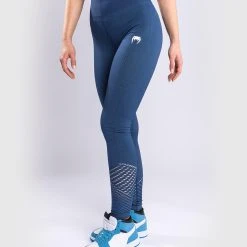 Venum Sparring Seamless Leggings - For Women - Navy Blue