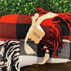 The Salted Hippie Boutique DIJ Buffalo Check Blanket