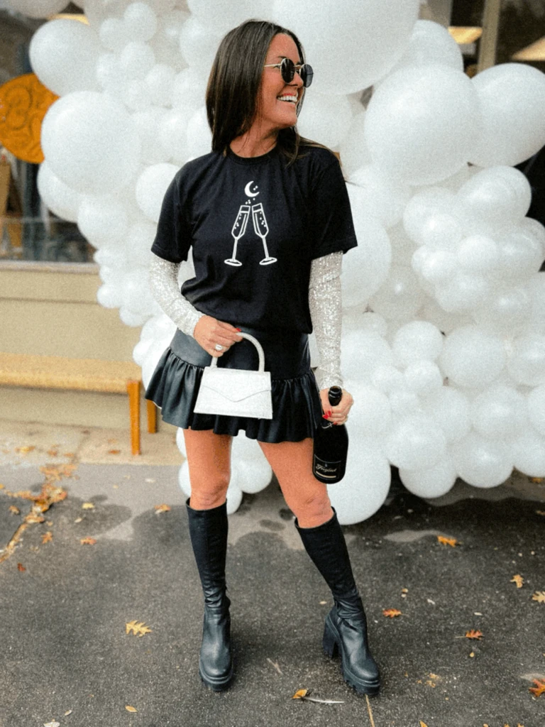 The Salted Hippie Boutique Meet Me At Midnight Tee - Image 6