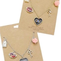 The Salted Hippie Boutique Evil Eye Charm Necklace