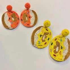 The Salted Hippie Boutique Beaded Doughnut Earrings