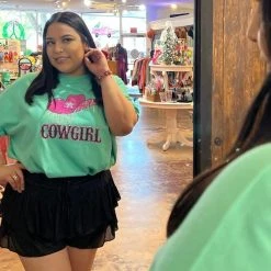 The Salted Hippie Boutique Cowgirls Rule Sequin Top