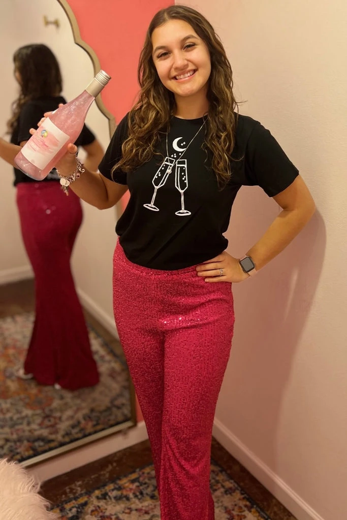 The Salted Hippie Boutique Meet Me At Midnight Tee - Image 2