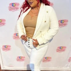 The Salted Hippie Boutique She’s Bossy Tweed Jacket