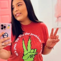 The Salted Hippie Boutique I’m The Problem Grinch Tee