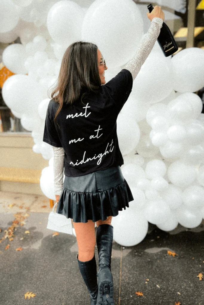 The Salted Hippie Boutique Meet Me At Midnight Tee - Image 3